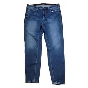 Torrid Dark Wash Faded Sky High Premium Skinny Plus Size 18R